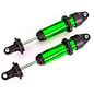 Traxxas TRA7861G Green  Aluminum Medium GTX Shocks (2) for XRT
