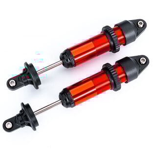 Traxxas TRA7861R Red  Aluminum Medium GTX Shocks (2) for XRT