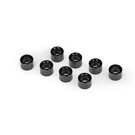 Traxxas TRA7888  Black Aluminum GTX Shock Cap Spacers (8)