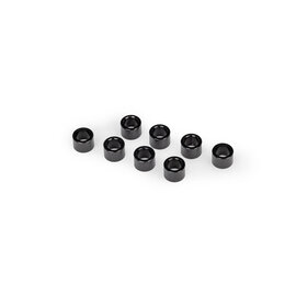 Traxxas TRA7888  Black Aluminum GTX Shock Cap Spacers (8)
