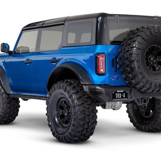 Traxxas TRA92076-4  Blue Traxxas TRX-4 1/10 Crawler w/2021 Ford Bronco Body
