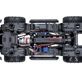 Traxxas TRA92076-4  Blue Traxxas TRX-4 1/10 Crawler w/2021 Ford Bronco Body