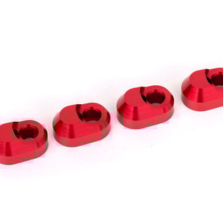 Traxxas TRA7743 Red  Aluminum Suspension Pin Retainers (4) for X-Maxx & XRT