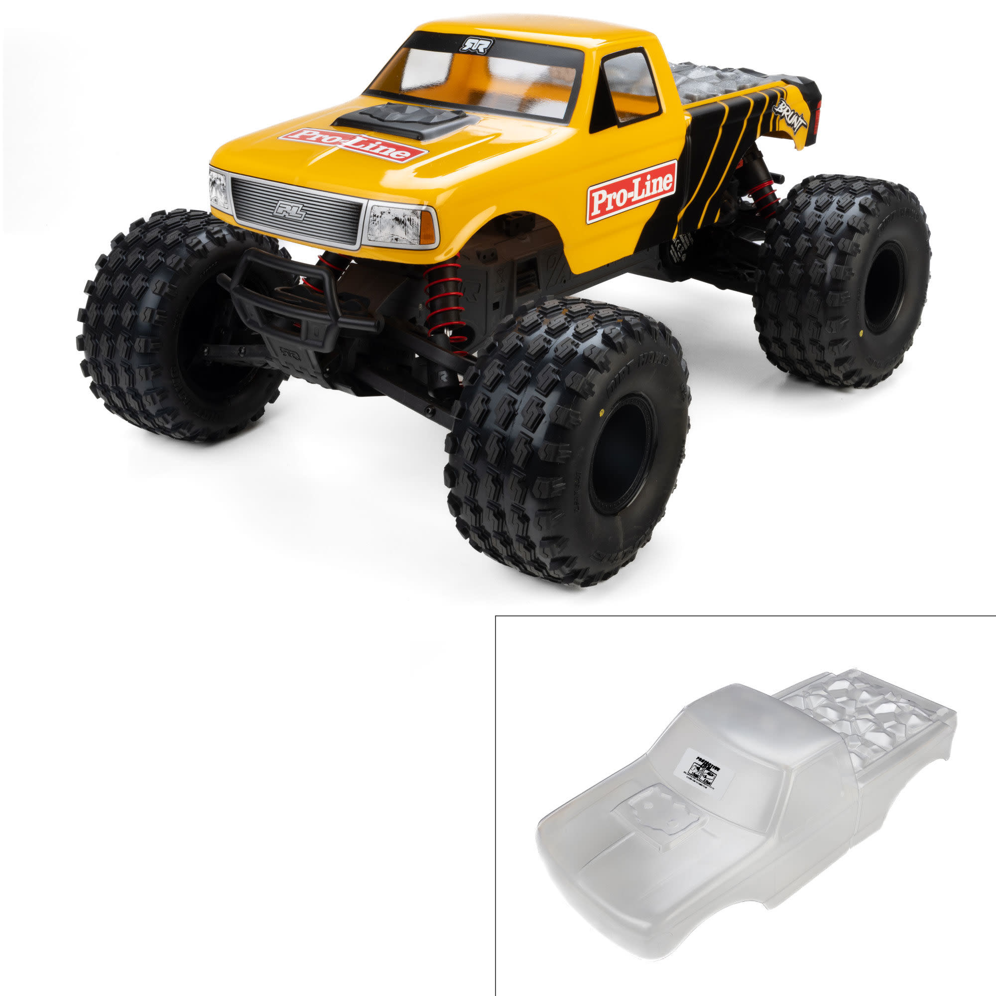 Proline Racing PRO3410-00 Rat Rod Clear Body for Revo 3.3, Summit