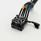 Furitek FTK-FUR-2731  PIXI 1/10 Competition Drift Sensored Brushless ESC (Black) w/WiFi Module & Cooling Fan