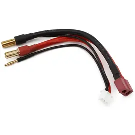 Gens Ace GEA5M2D  Gens Ace 2S Charge/Balance Adapter (5.0mm Bullet to Deans)