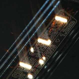 WeiRC WEI-DLCSC-TC8  WeiRC 1.2mm Spring Steel Chassis DLC Coating for Associated TC8