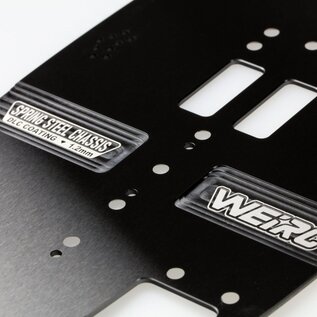 WeiRC WEI-DLCSC-TC8  WeiRC 1.2mm Spring Steel Chassis DLC Coating for Associated TC8
