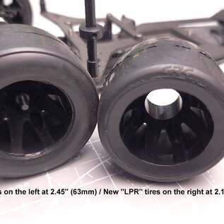 CRC CLN2316   GTR LPR Rear Tires 1/10th Onroad  / Oval