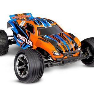 Traxxas TRA37254-8 ORNG Orange    Rustler 2WD w XL-5 ESC RTR USB-C HD