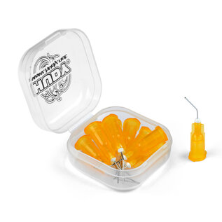 Hudy HUD106911    HUDY Glue Tip Needle 0.3mm Orange - Bent (10)
