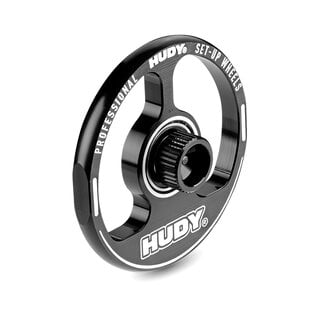 Hudy HUD109481  Aluminum Tweak Set-Up Wheel for 1/12 Pan Car (2)