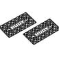 Hudy HUD293311  Carbon Rear Wing Side Plate 0.5mm - 1/10 Electric (2)