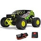 Arrma ARA3230ST1  GORGON 2WD RTR Brushed Monster Truck (Battery & Charger Included), Yellow