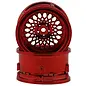 DS Racing DSC-DE-333  Element Mesh 1/10 Drift Wheels (Red Chrome) (2) (Adjustable Offset) w/12mm Hex