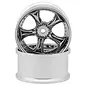 Lab Work LWH-LW-0906C  LAB Work Vs KF 1/10 Drift Wheels (Chrome) (2) (6mm Offset) w/12mm Hex