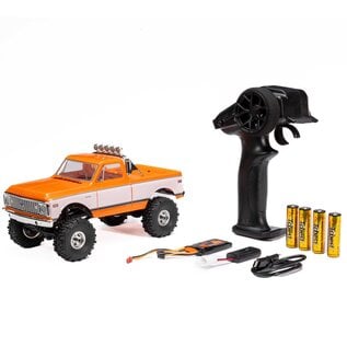 Axial Racing AXI-3408T2  SCX24 1967-1972 Chevrolet C10 4WD Truck RTR, Orange