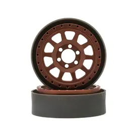 Vanquish Products VPS08156  Battle Born Wheels Sierra 2.2 Beadlock Crawler Wheels (Bronze) (2)