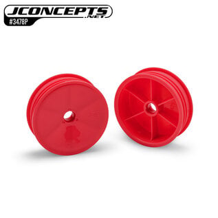 J Concepts JCO3478P  Pink RC10 Mono 2.0" Vintage Buggy Front Wheels (2)