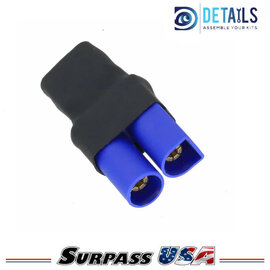 Hobby Details DTSPHB-08  Hobby Details EC-5 Male to Deans T-Plug Female Wireless Adapter (1)