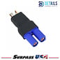 Hobby Details DTSPHB-07 Hobby Details EC5 Female to T-Plug (Deans) Male Adapter for RC Lipo Batteries (1pc)