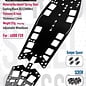 WeiRC WEI-DLCSCSET-FXR  WeiRC 1.2mm Spring Steel Chassis DLC Coating w/ Screws Set for Awesomatix FXR