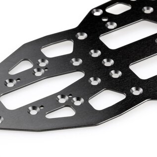 WeiRC WEI-DLCSCSET-X425  WeiRC 1.2mm Spring Steel Chassis DLC Coating w/ Screws Set for Xray X4 24, 25 (154g)