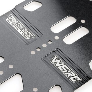 WeiRC WEI-DLCSCSET-X423  WeiRC 1.2mm Spring Steel Chassis DLC Coating w/ Screws Set for Xray X4 2022 & 2023