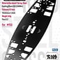 WeiRC WEI-DLCSCSET-MTC3  WeiRC 1.2mm Spring Steel Chassis DLC Coating w/ Screws Set for Mugen Seiki MTC3