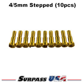 Hobby Details SH-DTP02009 Hobby Details 4/5mm Stepped Hi-Amp Low Resistance Bullet Plug (10pcs)