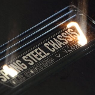 WeiRC WEI-DLCSC-X425  WeiRC 1.2mm  Spring Steel Chassis DLC Coating for Xray X4 '24/25 (154g)