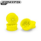 J Concepts JCO3470Y  Yellow Pioneer 2.2  4WD Front Wheels (4) (22X-4, XB4, B74.1) w/12mm Hex