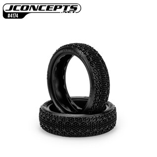 J Concepts JCO4174-010  Pink 3DP 2.2" Slim Front Buggy Carpet Tires (2)