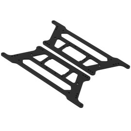 J Concepts JCO9023  Reactor Aluminum Center Chassis Plates (13" Wheelbase) (2)