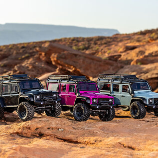 Traxxas TRA97054-1 X Light Blue TRX-4M 1/18 4WD Land Rover Defender Scale & Trail Edition
