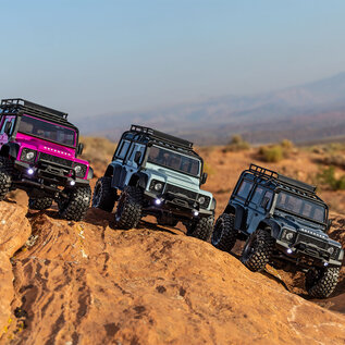 Traxxas TRA97054-1 X Light Blue TRX-4M 1/18 4WD Land Rover Defender Scale & Trail Edition