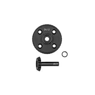 Team Associated ASC92568  FT 39/17 Ring and Pinion Overdrive Gear Set, Steel