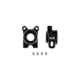 Team Associated ASC92563  FT Aluminum Rear Hubs, -4 Offset, Black