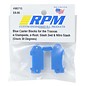 RPM R/C Products RPM80715 Blue Front Caster Blocks (Slash 2wd, Nitro Slash, e-Rustler & e-Stampede 2wd)