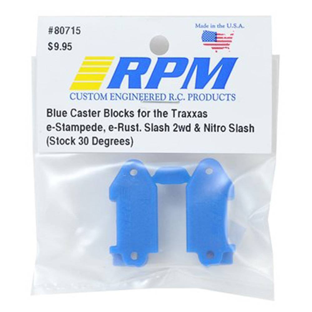 Blue Slash 2WD RPM 80715 Front Caster Block Blue Slash 2WD RPM 80715 Front Caster Block