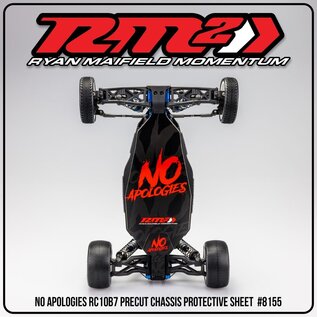 J Concepts JCO8155  Precut Chassis Protective Sheet RM2, No Apologies RC10B7.1 | RC10B7 | RC10B7D