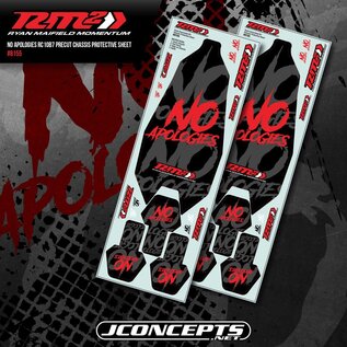 J Concepts JCO8155  Precut Chassis Protective Sheet RM2, No Apologies RC10B7.1 | RC10B7 | RC10B7D
