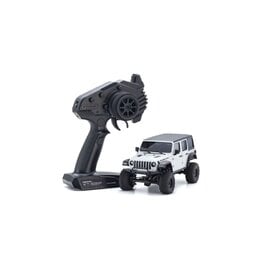 Kyosho KYO32536W  Mini-Z 4X4 Series Readyset Bright White Jeep  Wrangler Unlimited Rubicon w/Interco Tires