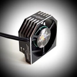 Team Powers TPRHAFPM3015ALUV33K-S  33K, 30mm Bottom Mount Fan - Team Powers High Air Flow Cooling Fan V33K, 30x30x15 (Silver Alu Casing), 33000rpm@8.4V