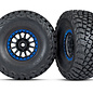 Traxxas TRA8474X  Method Black & Blue Race Wheels w/ BFG Tires (2)