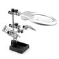 Racers Edge ENK4025  Helping Hands Magnifier with Soldering Iron Holder & LED