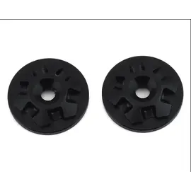 J Concepts JCO8125  RM2, Black Clover Large Flange 1/8th Wing Buttons (2)