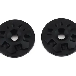J Concepts JCO8125  RM2, Black Clover Large Flange 1/8th Wing Buttons (2)
