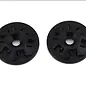J Concepts JCO8125  RM2, Black Clover Large Flange 1/8th Wing Buttons (2)