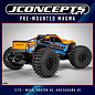 J Concepts JCO4188-39812  Magma Pre-mounted on #3477, 2pc (Fits Maxx, Kraton 4S, and Kagama 4S)